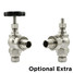 OE-T-MAN-038-AG-SN-B - Rufford Traditional Manual Angled Brushed Satin Nickel Radiator Valves With Sleeves OE-T-MAN-038-AG-SN-B - Rufford Traditional Manual Angled Brushed Satin Nickel Radiator Valves With Sleeves